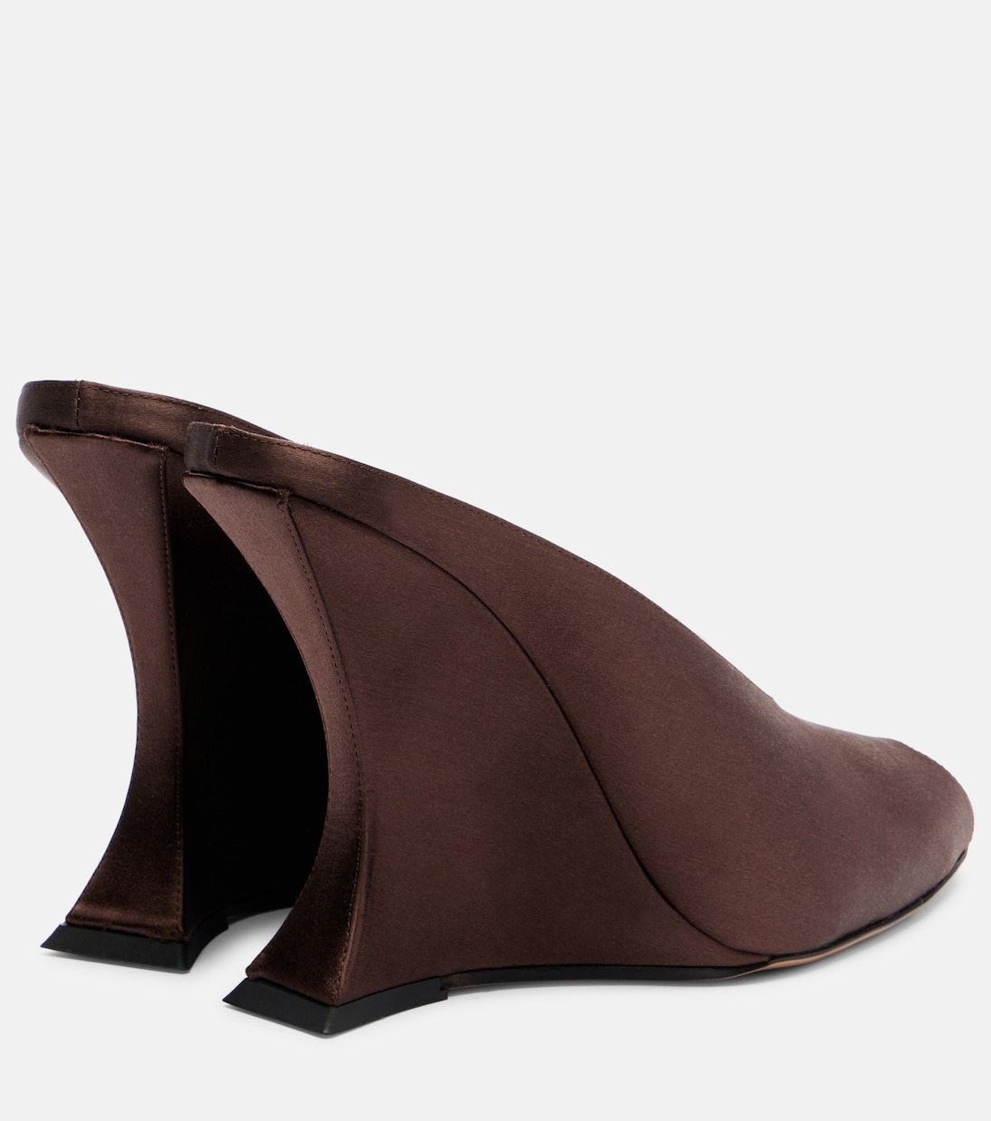 Wedge-Pantoletten Nina 105 aus Satin | Paris Texas