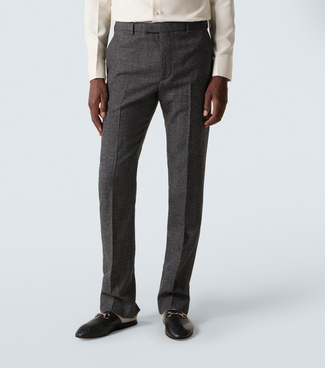 GG wool straight pants | Gucci