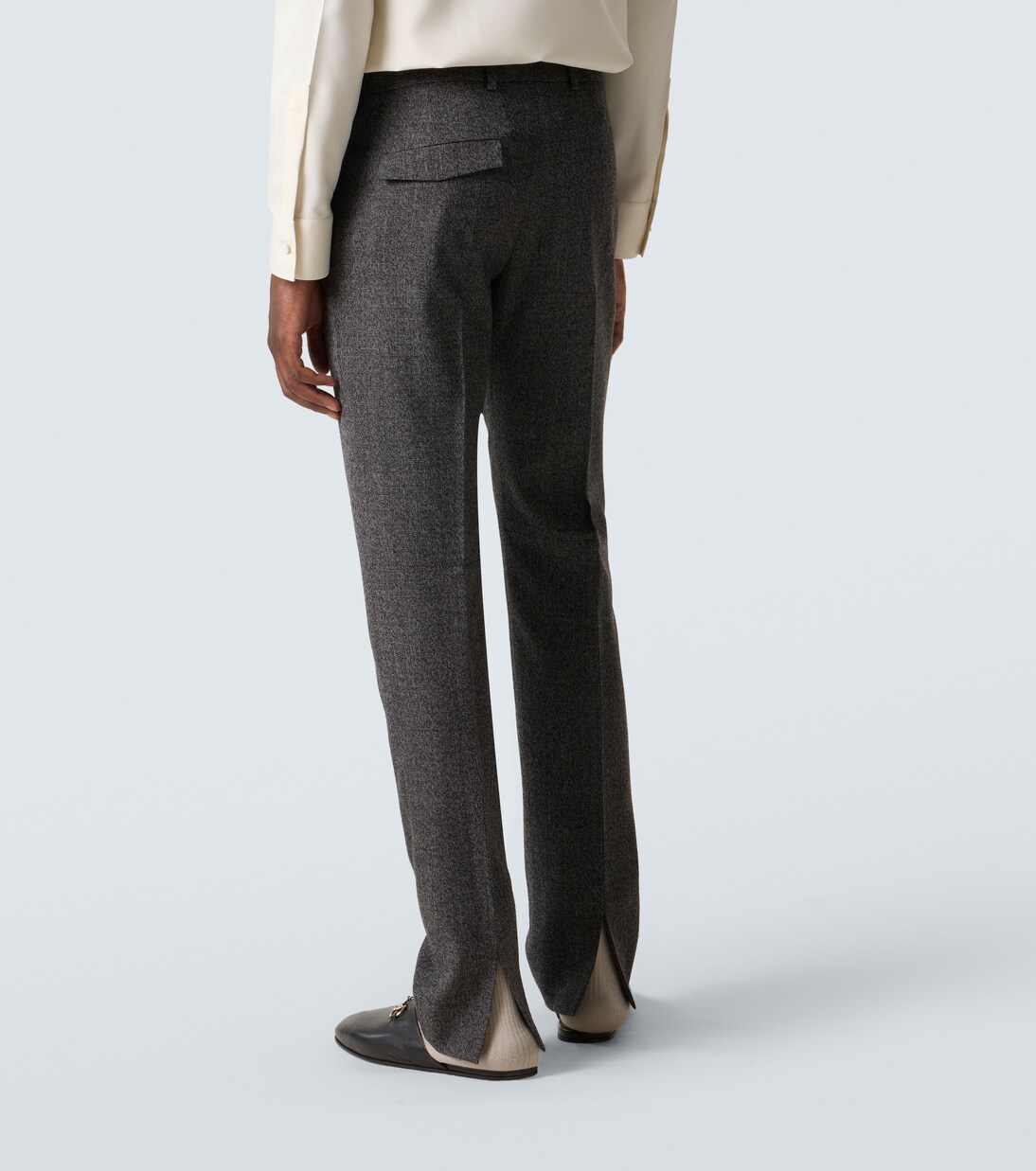 GG wool straight pants | Gucci