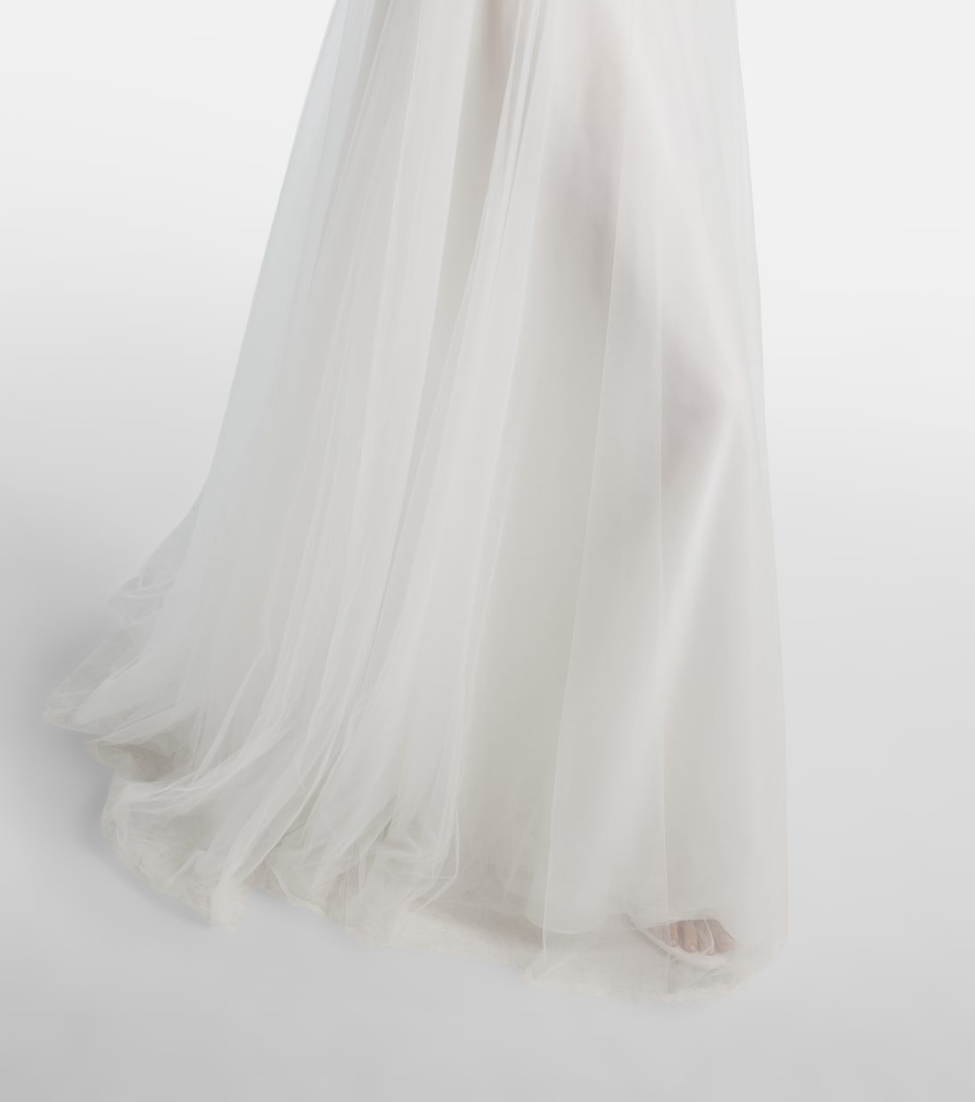 Verzierte Robe Graciella aus Tüll | Costarellos