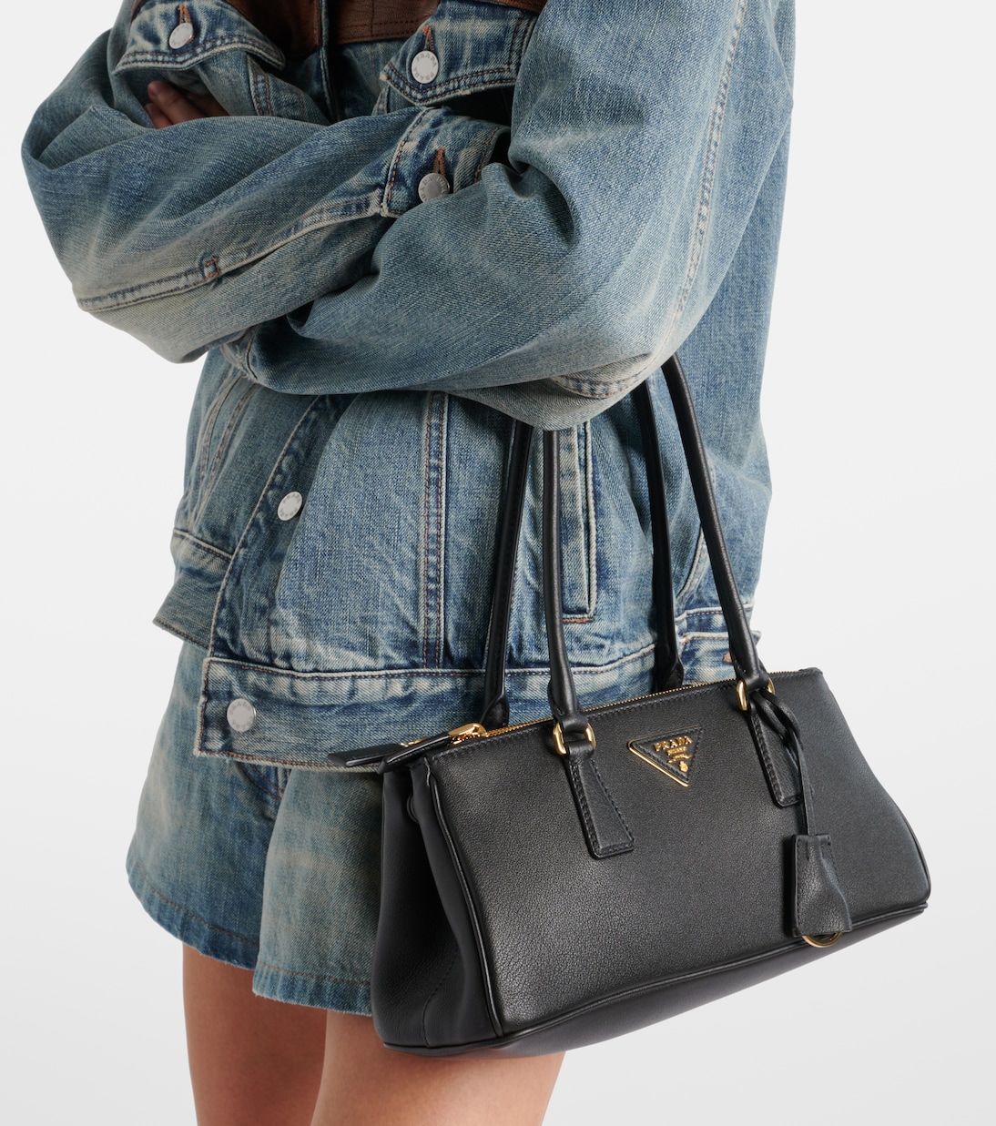 Prada Galleria Medium leather tote bag | Prada