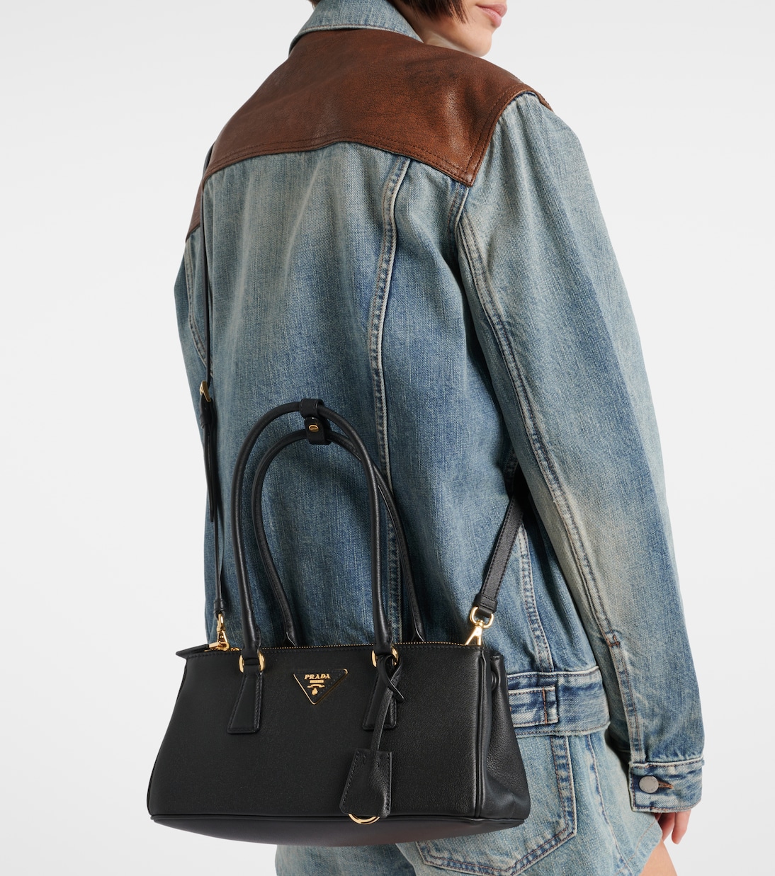 Prada Galleria Medium leather tote bag | Prada