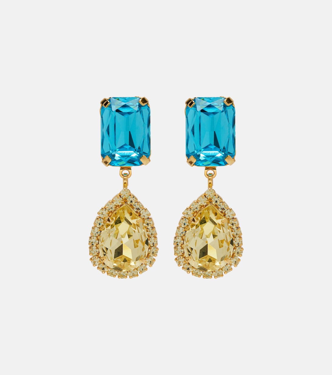 Crystal-embellished drop earrings | Magda Butrym