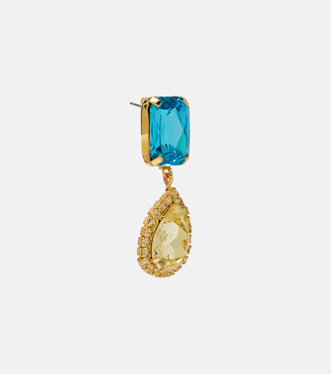 Crystal-embellished drop earrings | Magda Butrym