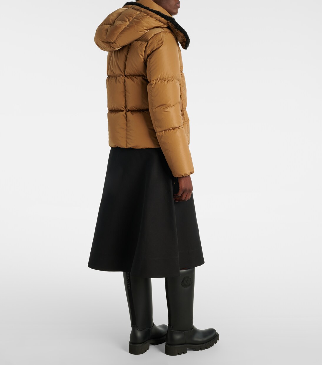 Castelnou teddy-trimmed down jacket | Moncler
