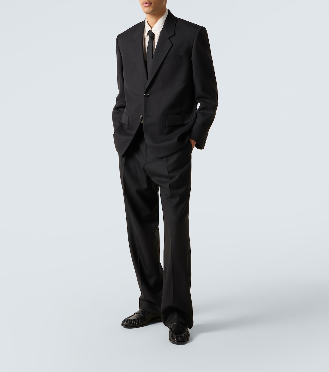 Le Loafer leather penny loafers | Saint Laurent