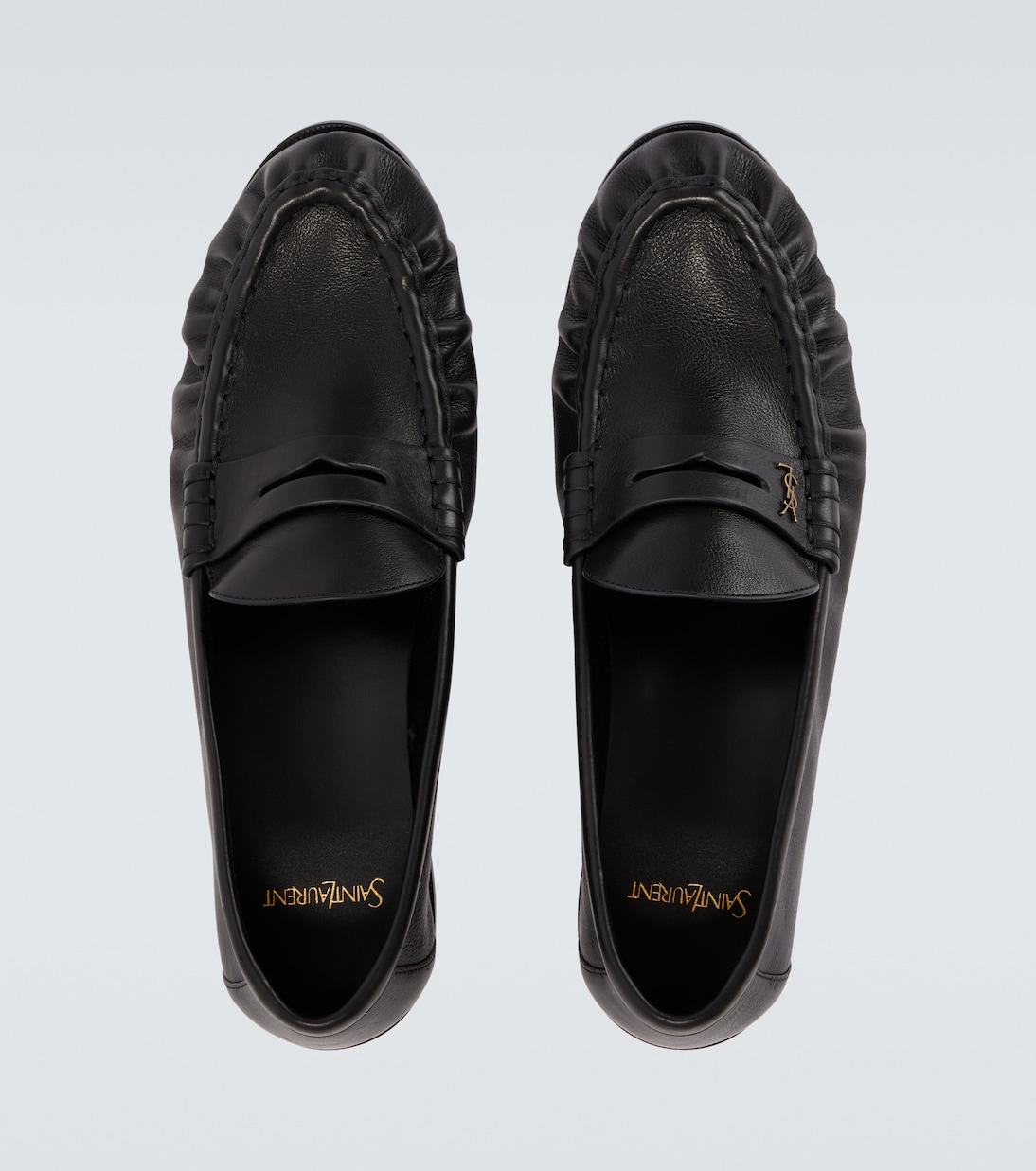 Le Loafer leather penny loafers | Saint Laurent
