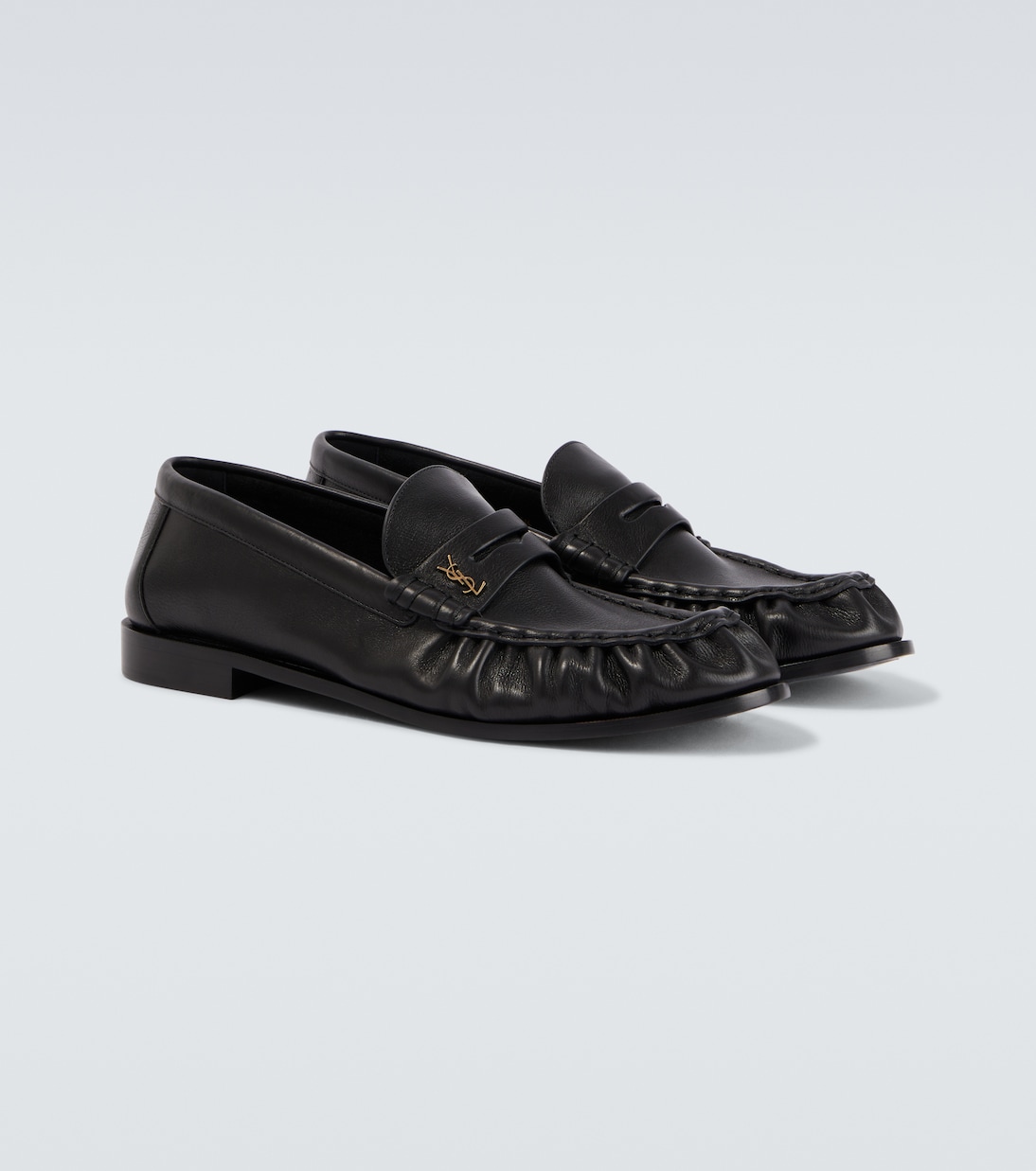 Le Loafer leather penny loafers | Saint Laurent