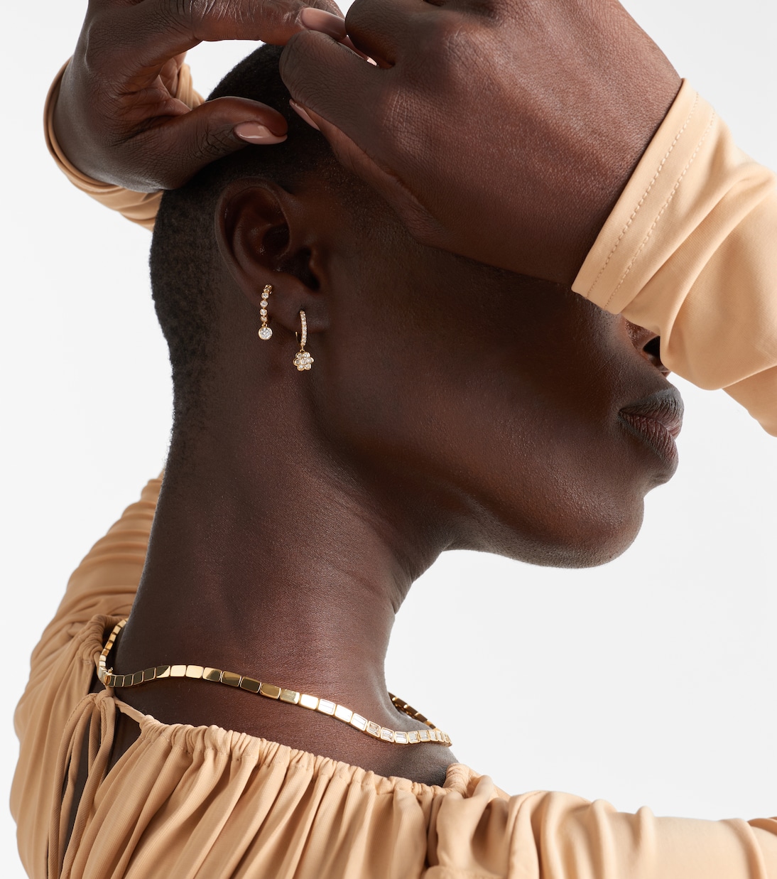 Boucles d'oreilles en or 18 ct et diamants | Anita Ko