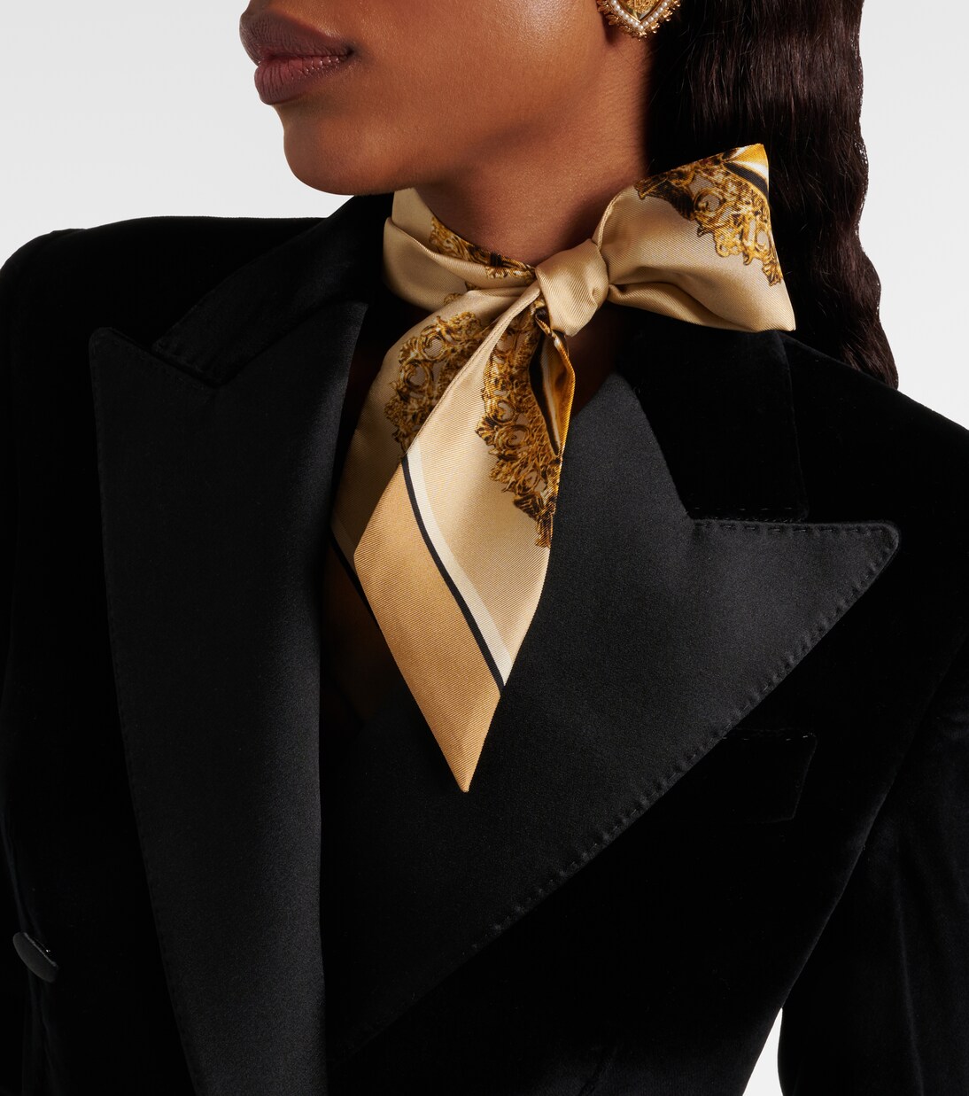 Bedrucktes Tuch aus Seiden-Twill | Dolce&Gabbana