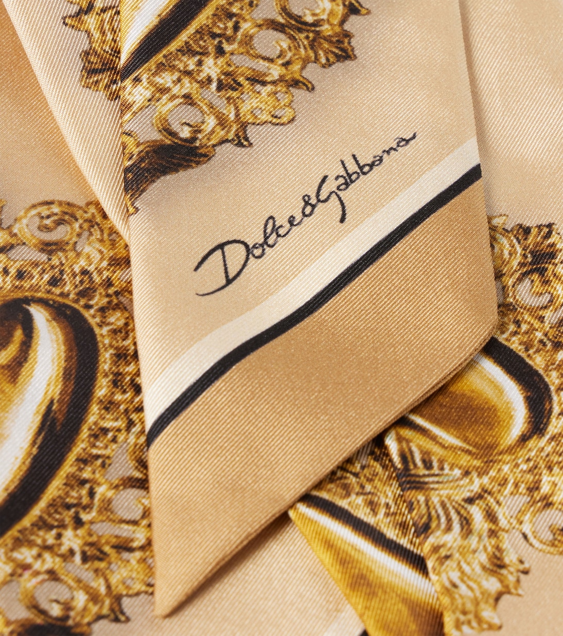Bedrucktes Tuch aus Seiden-Twill | Dolce&Gabbana