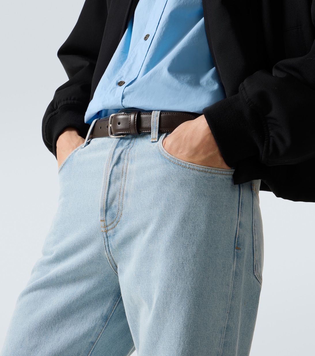 Classic leather belt | The Row