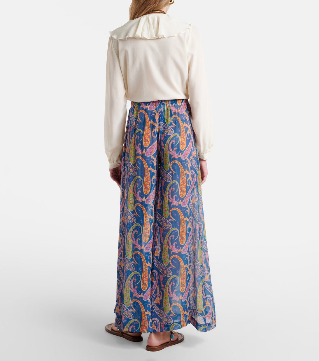 Paisley wide-leg pants | Etro