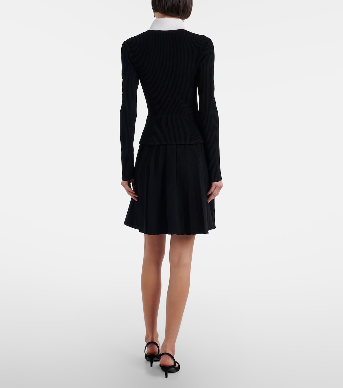 Embellished pleated minidress | Self-Portrait