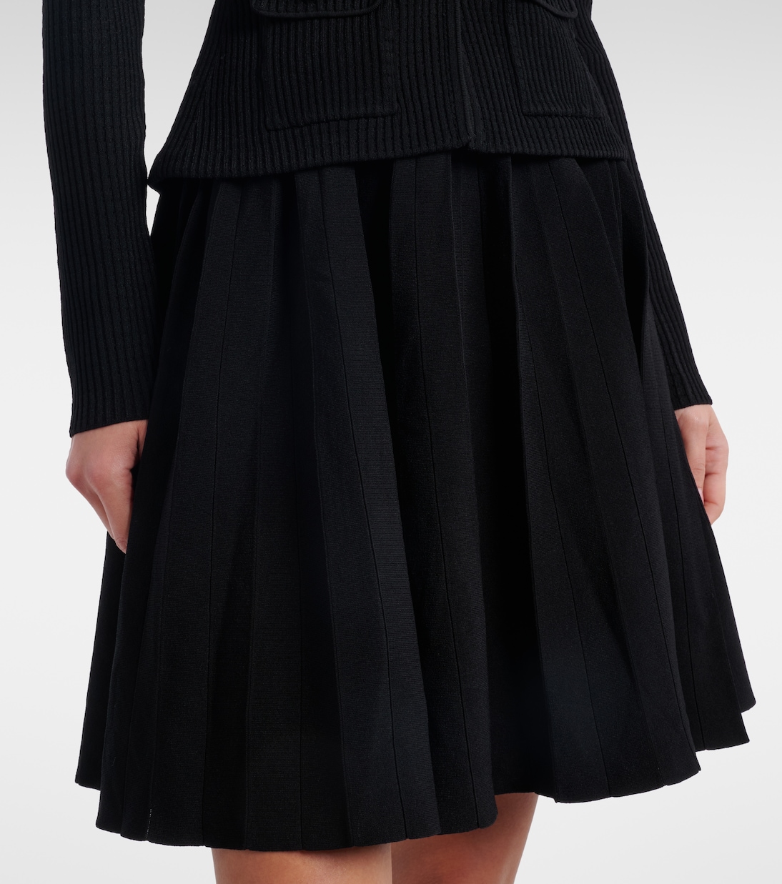 Embellished pleated minidress | Self-Portrait