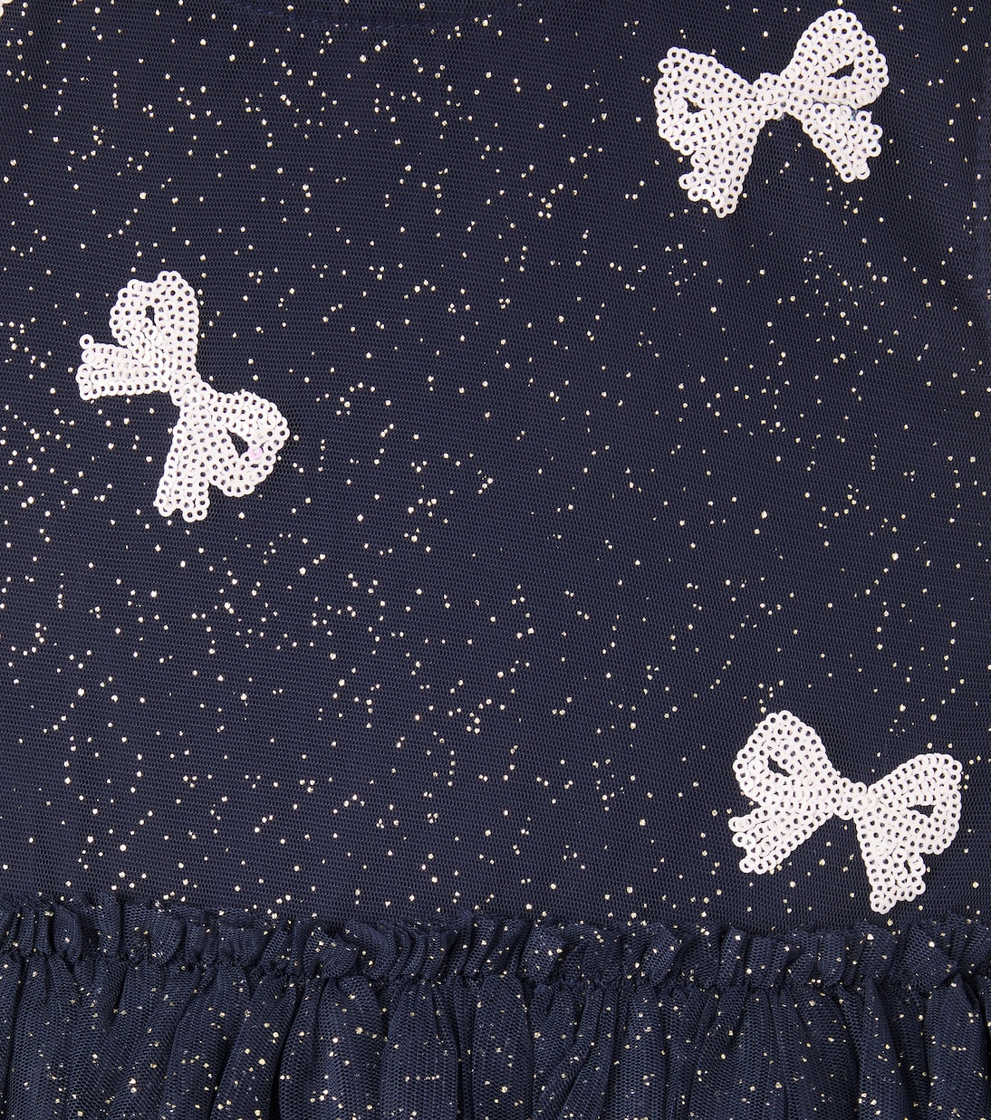 Yvonne bow-detail sequined tulle dress | Konges Sløjd