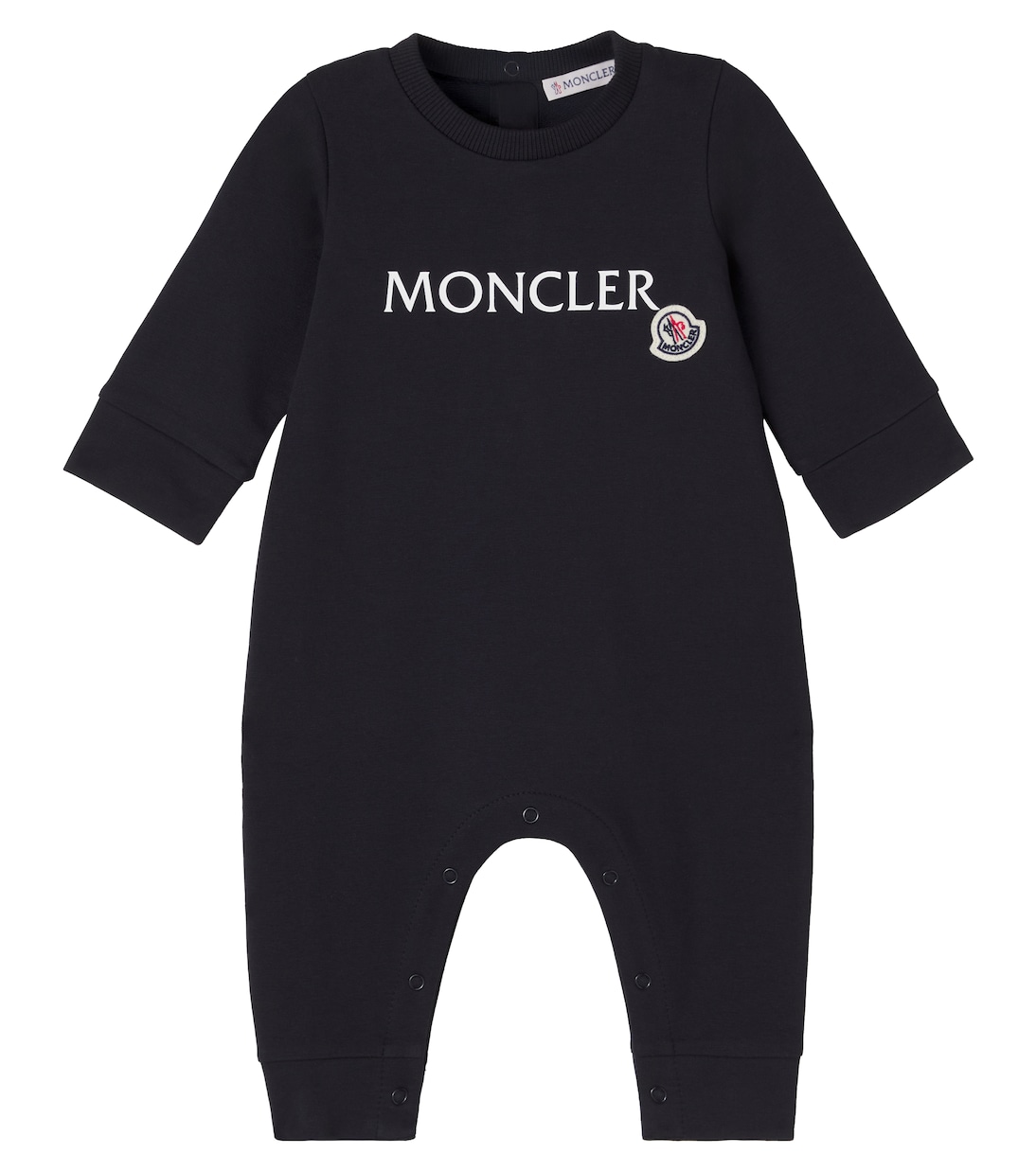 Baby logo cotton-blend onesie | Moncler Enfant