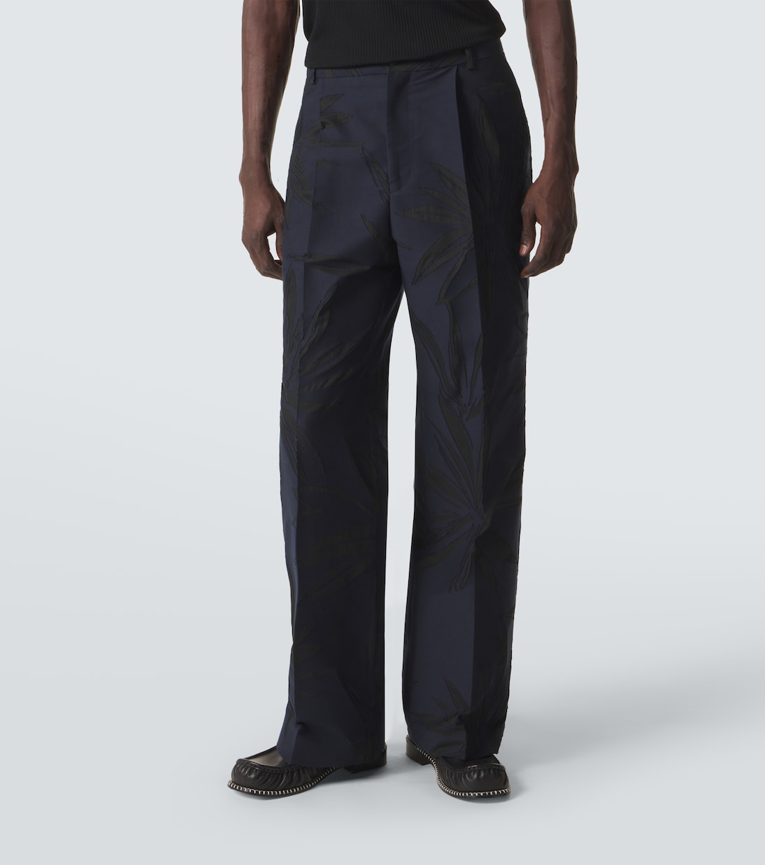 Gerade Hose aus einem Baumwollgemisch | Dries Van Noten