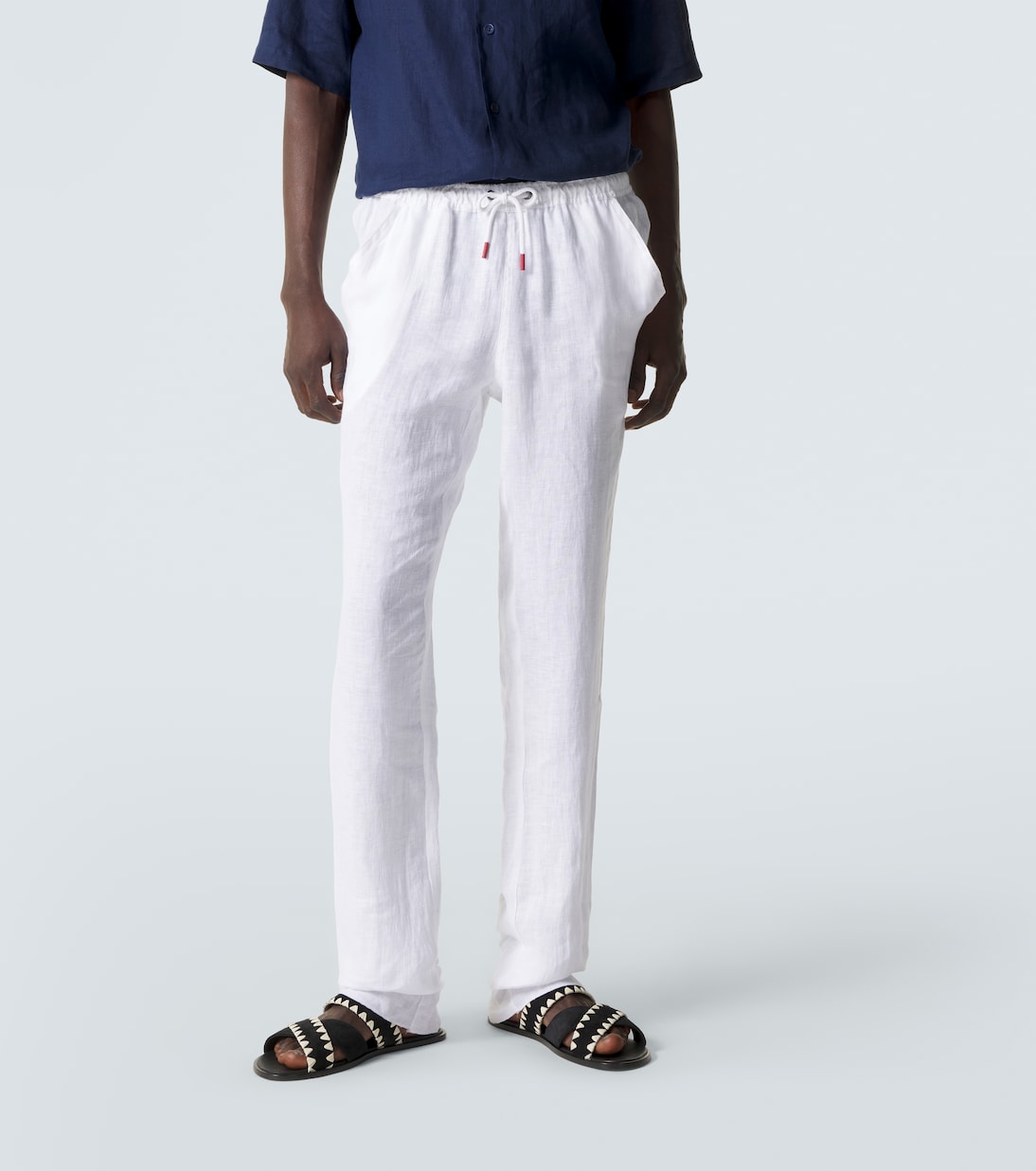 Schmale Hose aus Leinen | Kiton