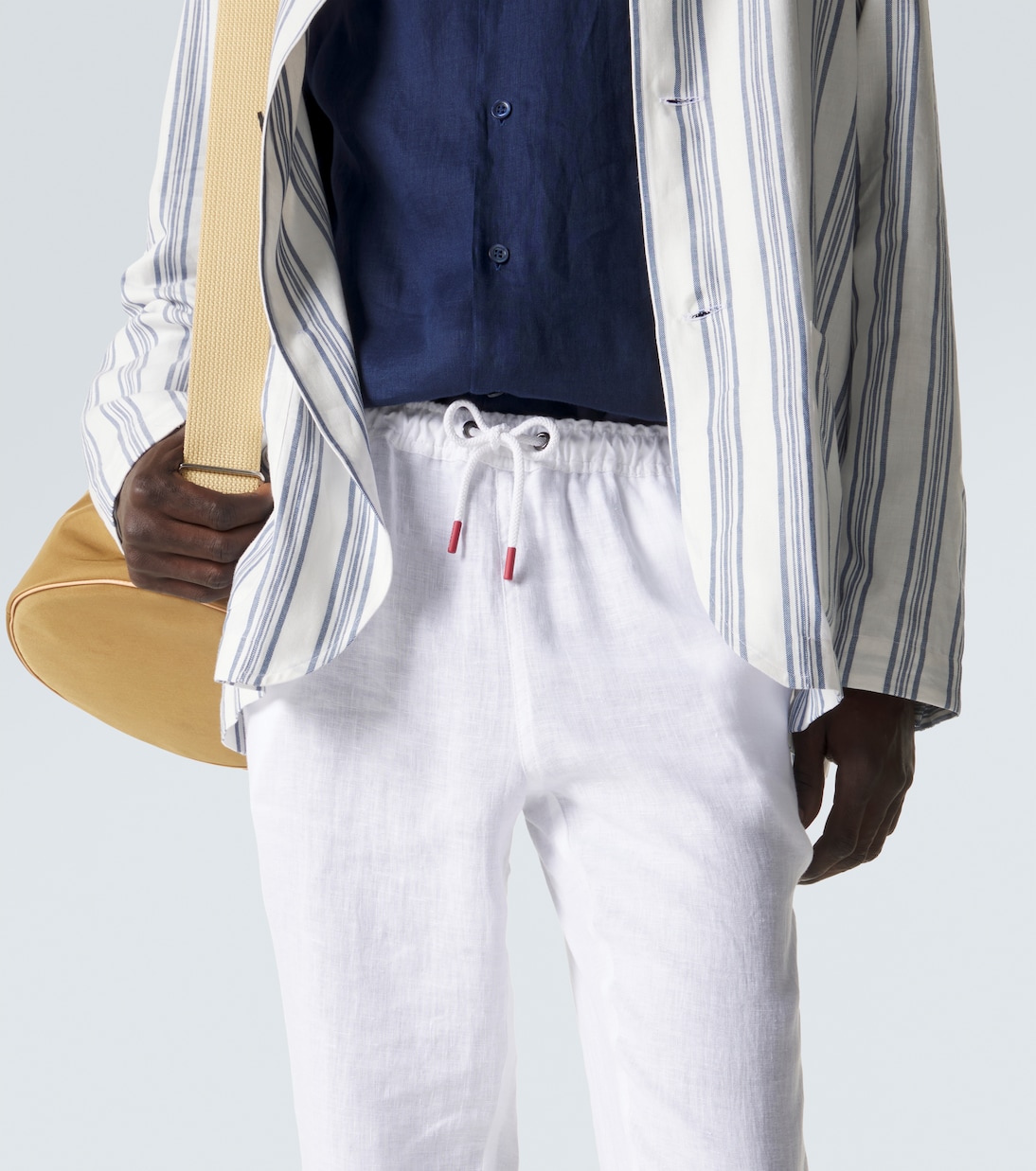 Schmale Hose aus Leinen | Kiton