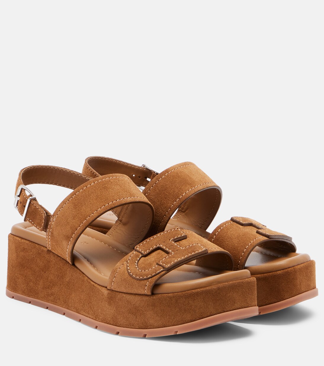 H703 suede platform sandals | Hogan