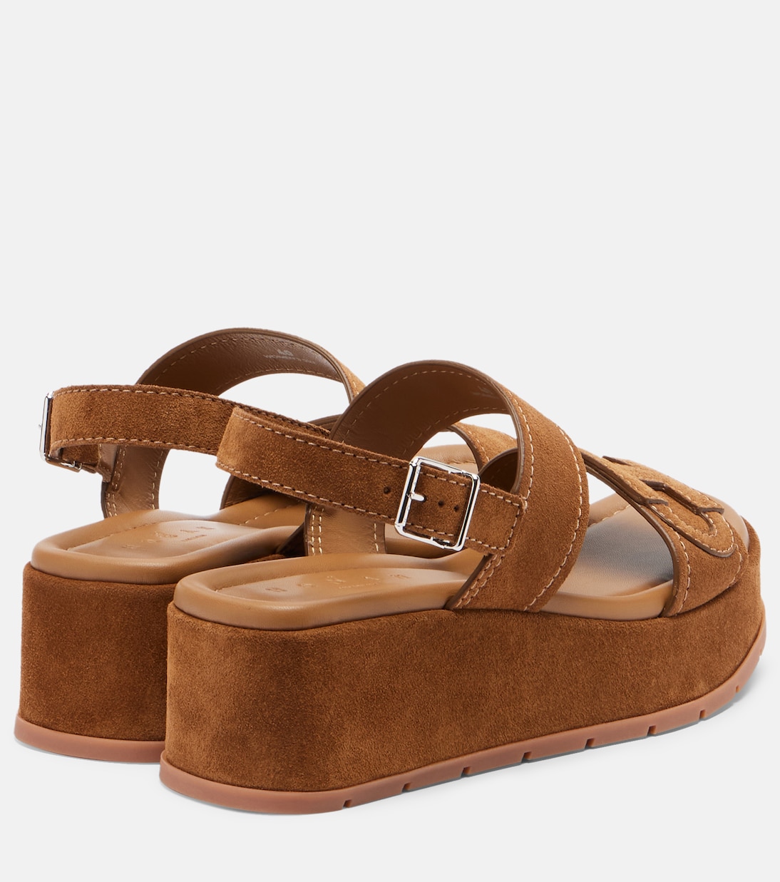 H703 suede platform sandals | Hogan