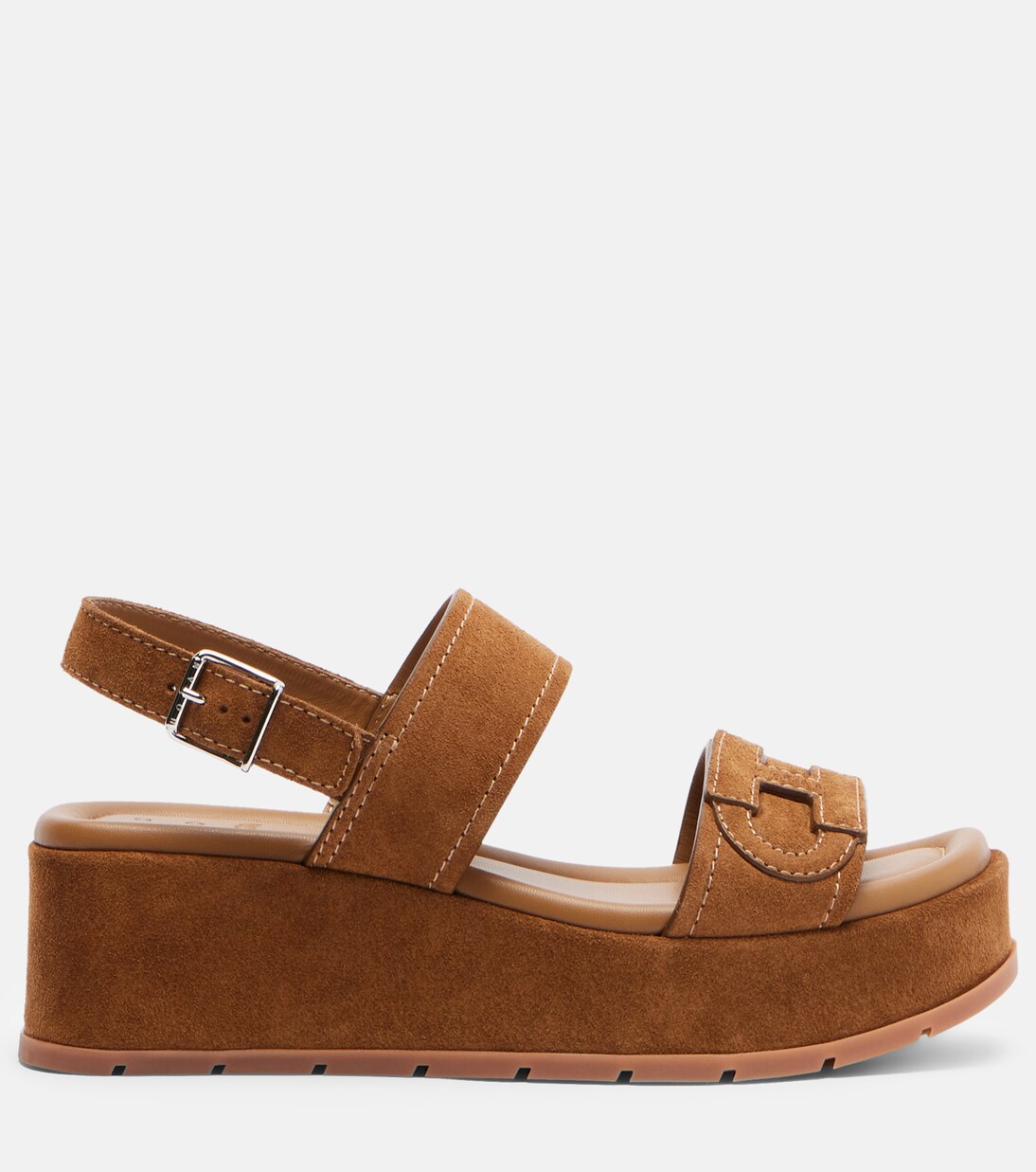 H703 suede platform sandals | Hogan