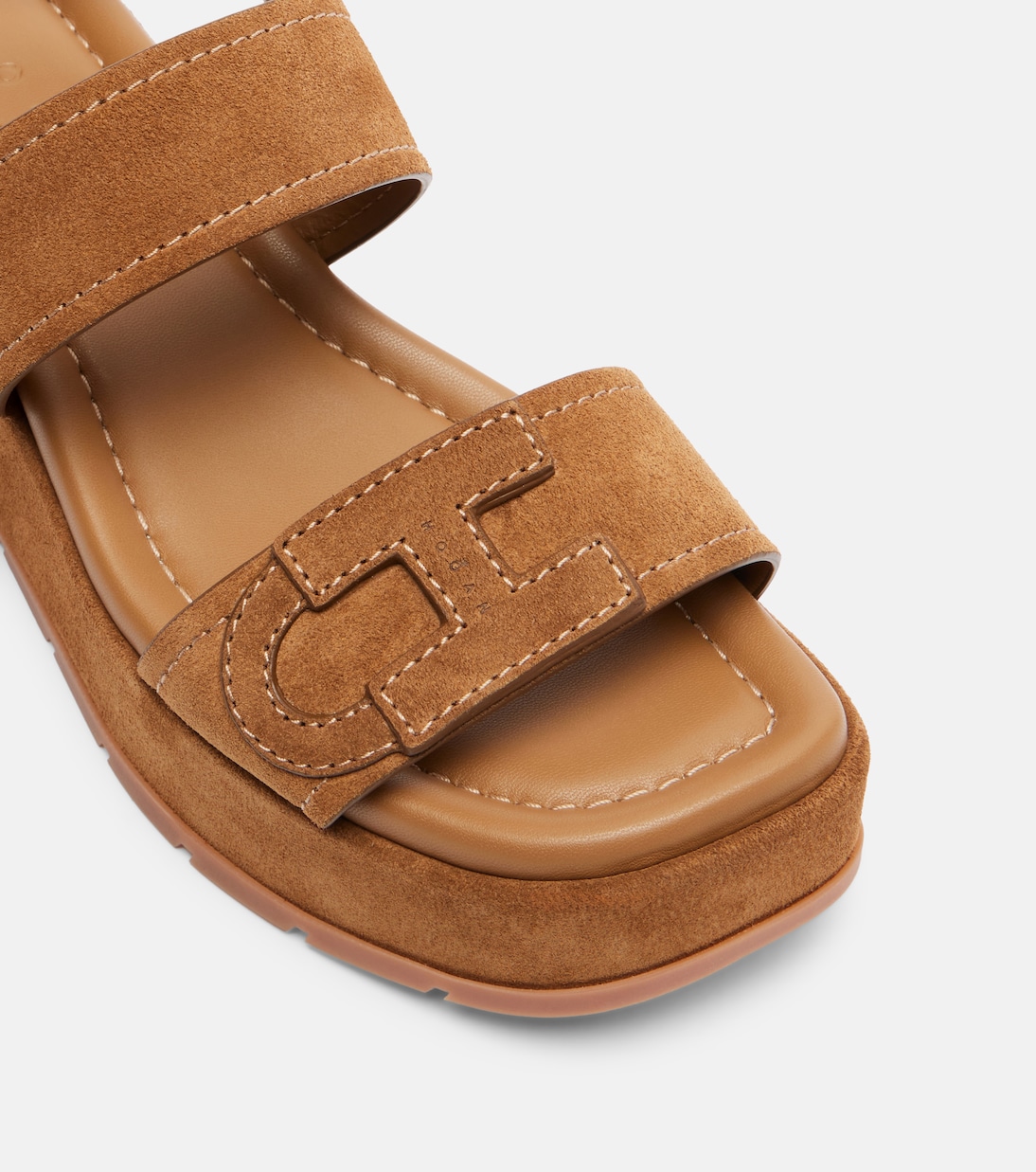 H703 suede platform sandals | Hogan