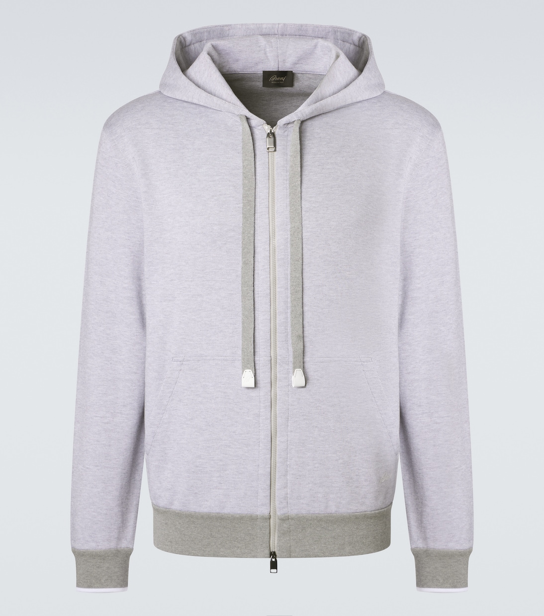 Cotton-blend zip-up hoodie | Brioni