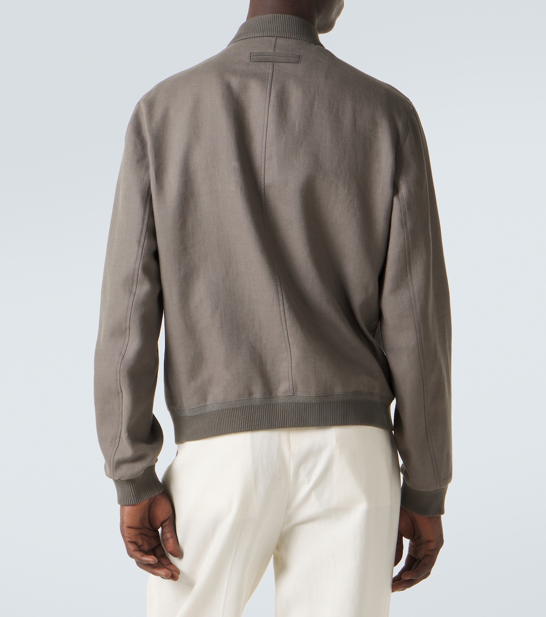 Linen bomber jacket | Zegna