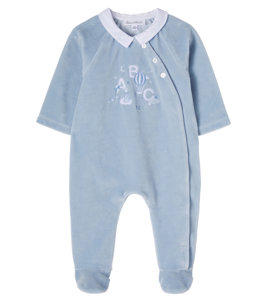 Baby cotton-blend velvet onesie | Tartine et Chocolat