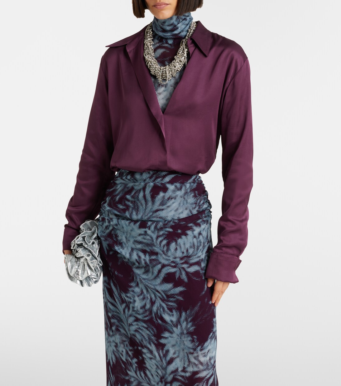 Celindra satin shirt | Dries Van Noten