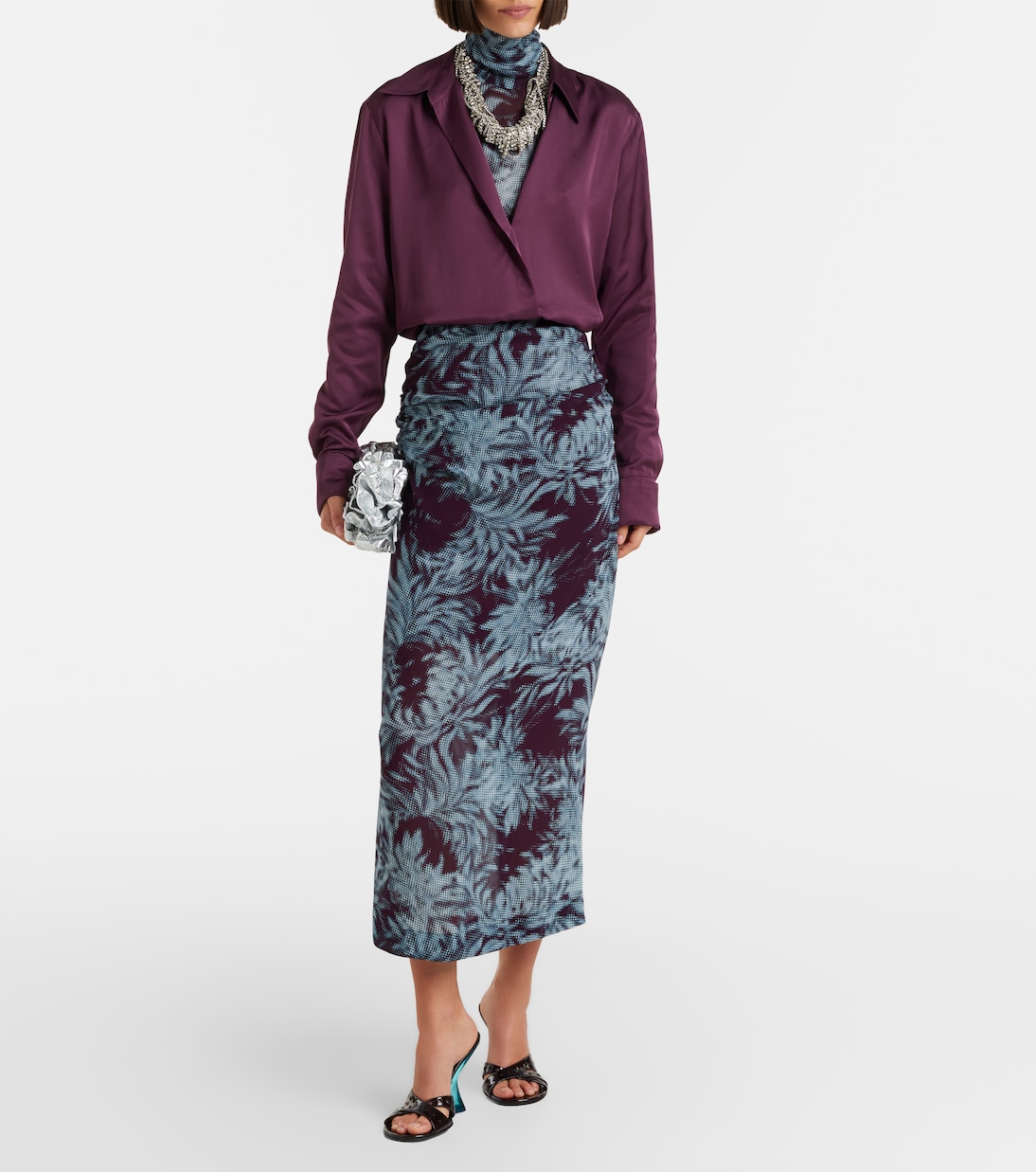 Celindra satin shirt | Dries Van Noten