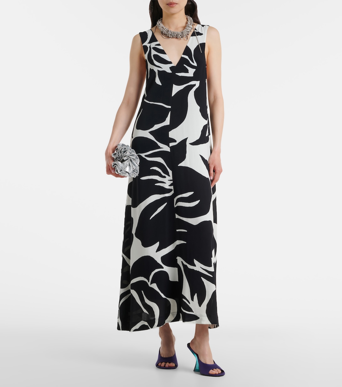 Printed maxi dress | Dries Van Noten