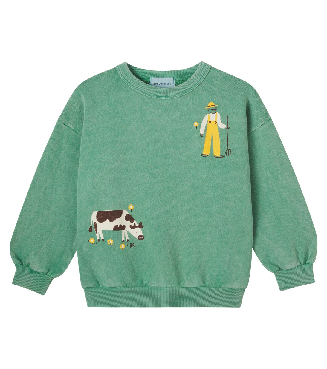 Farm Adventure cotton jersey sweatshirt | Bobo Choses