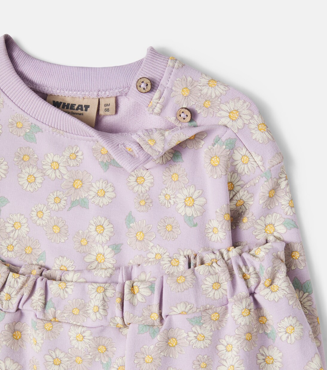 Baby Sweatshirt Lia aus Baumwoll-Jersey | Wheat