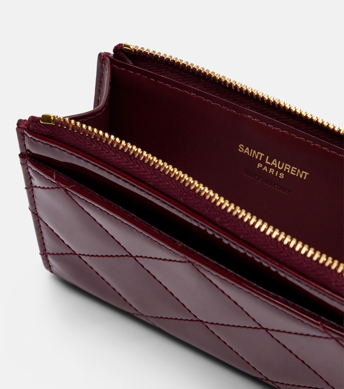 Paris Fragments patent leather card holder | Saint Laurent