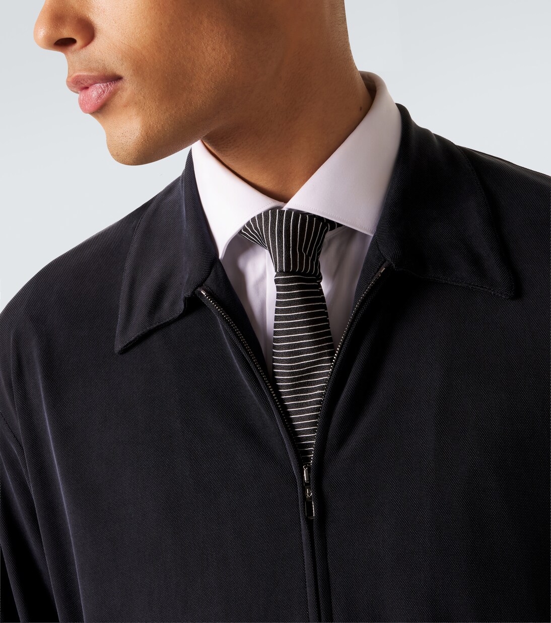 Striped silk tie | Giorgio Armani