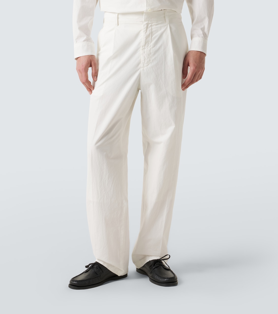 Cotton straight pants | Auralee