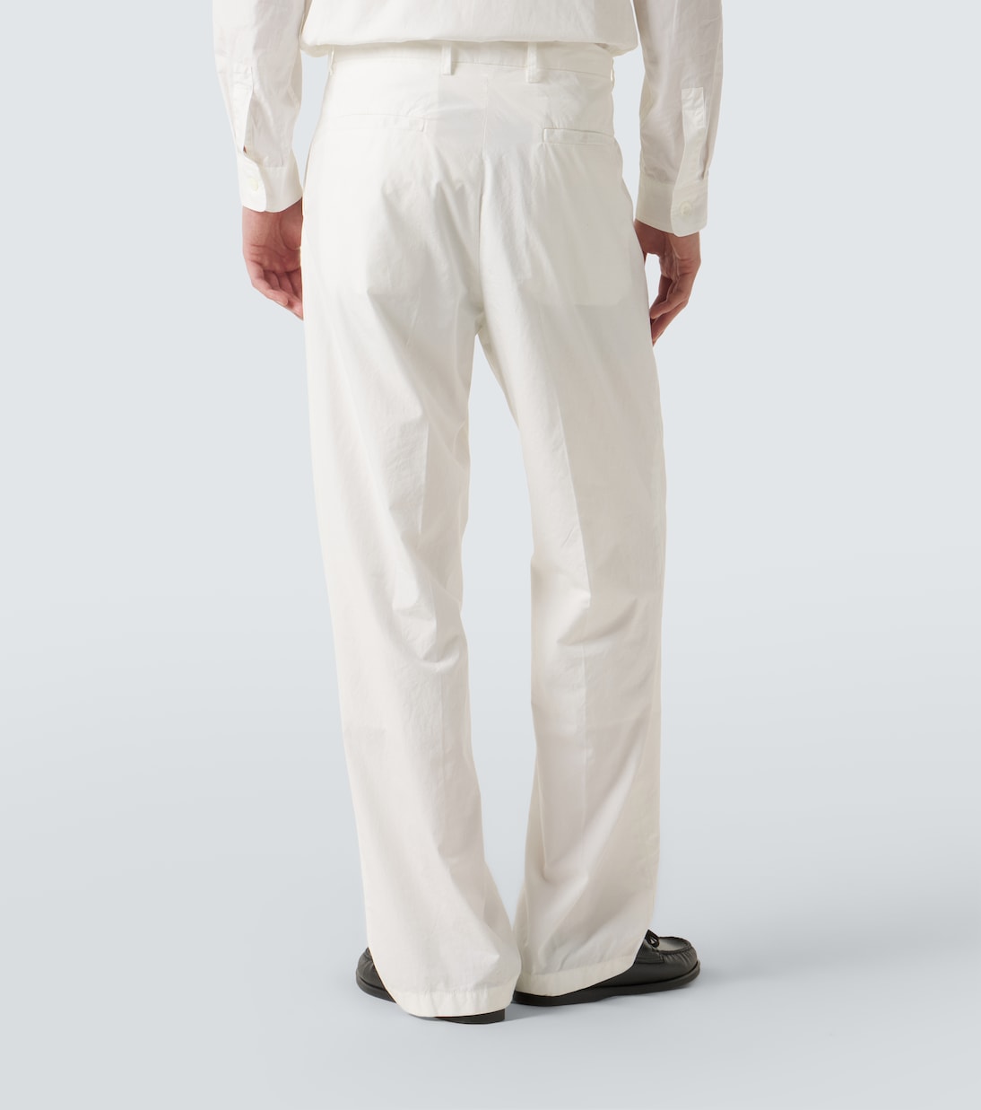 Cotton straight pants | Auralee