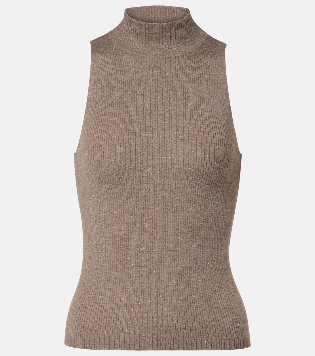 Knitted lamé top | Brunello Cucinelli