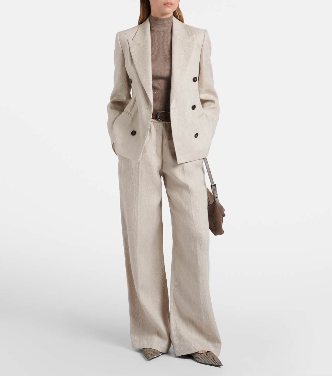 Knitted lamé top | Brunello Cucinelli