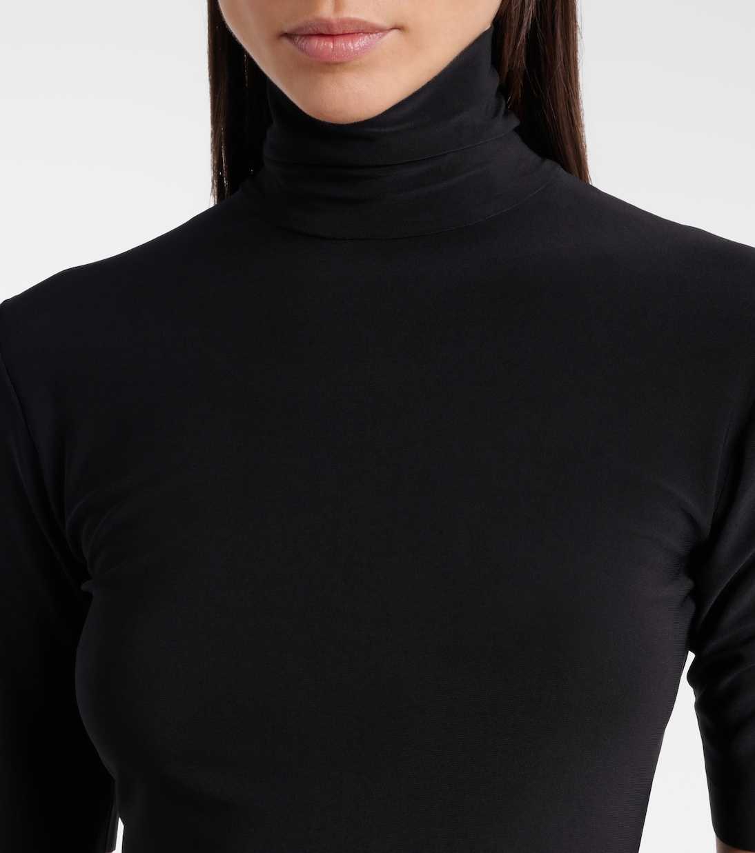 Jersey turtleneck top | Norma Kamali