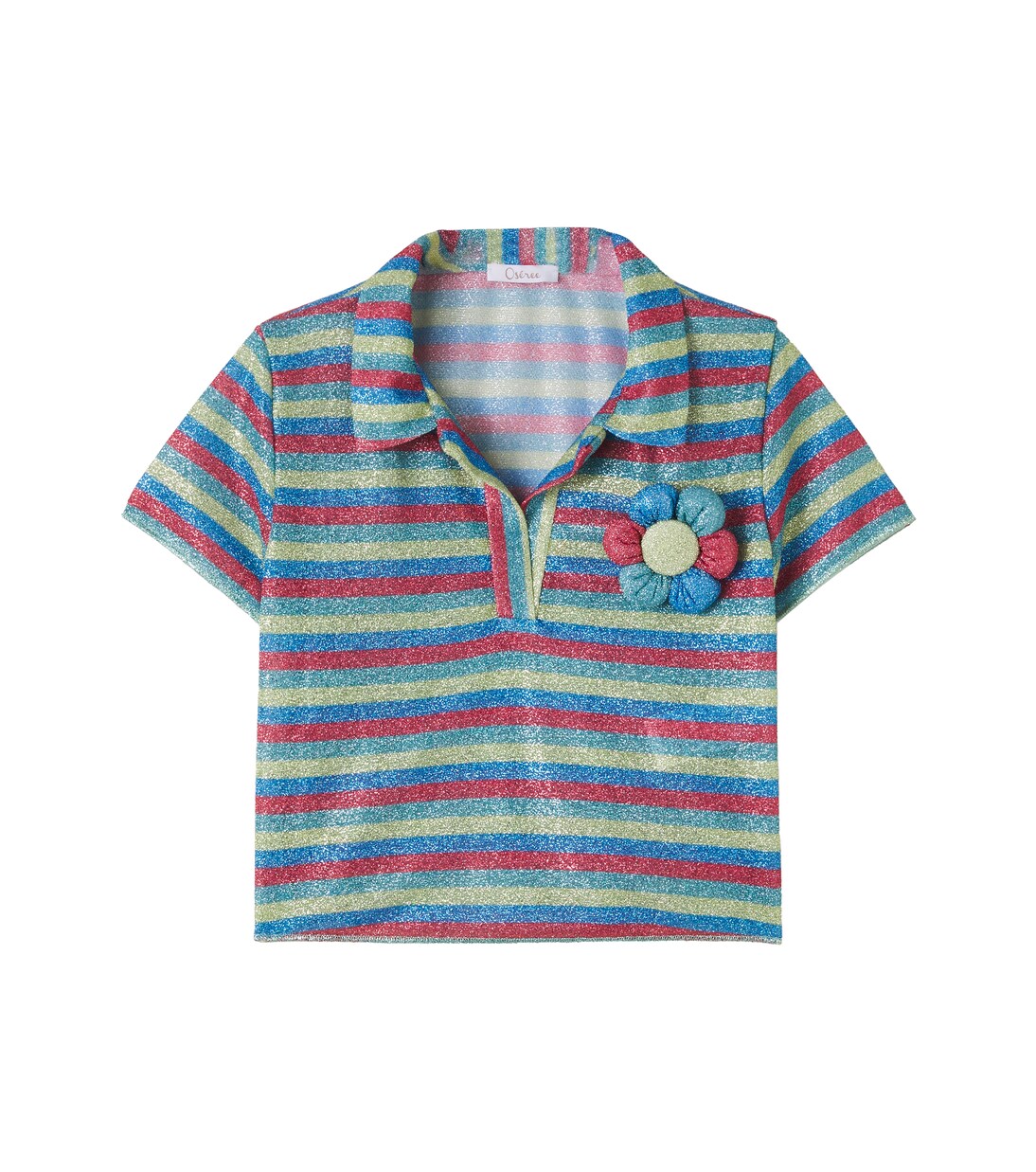 Osemini Lumière striped polo shirt | Oséree Kids