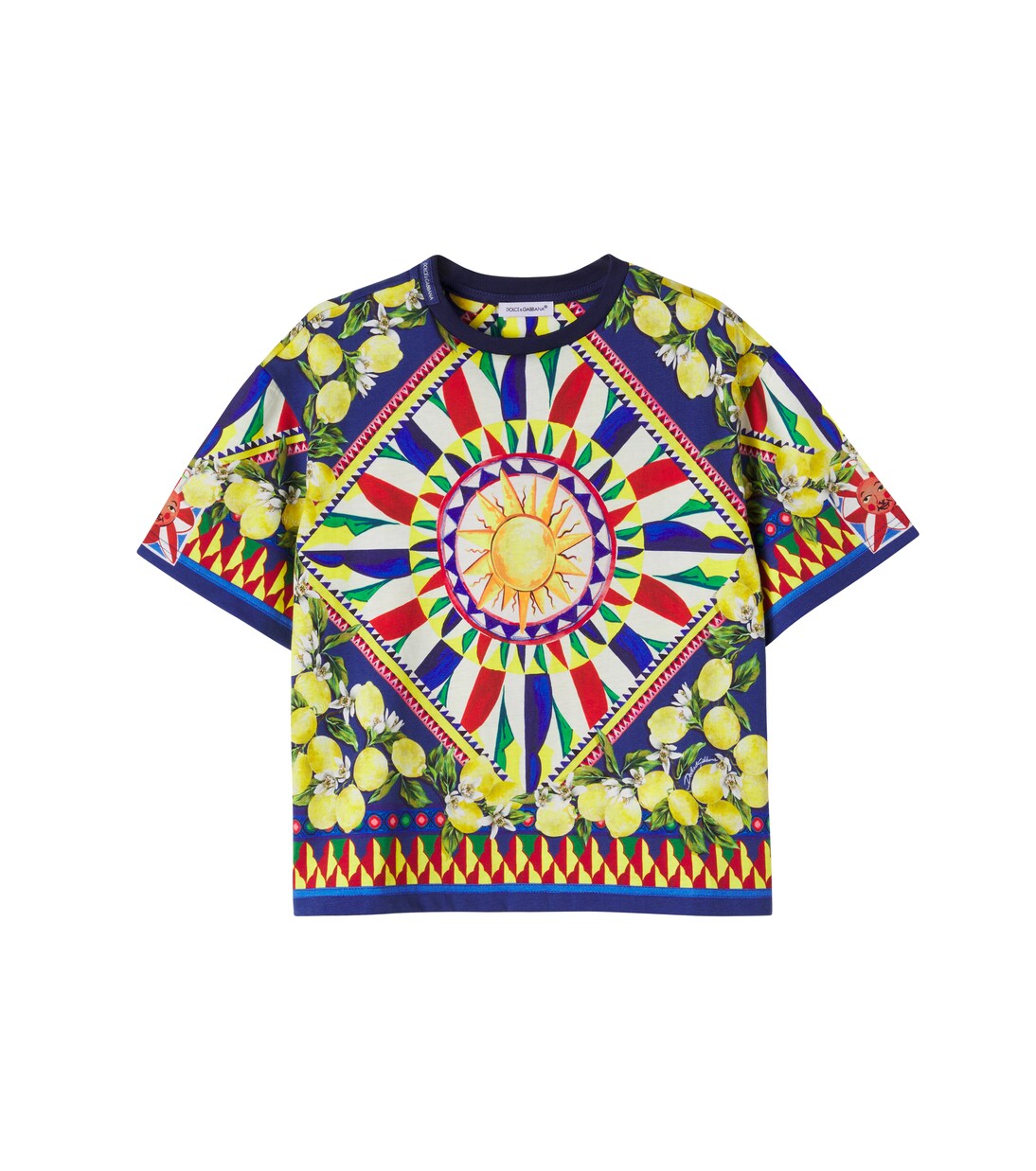 Camiseta Carretto de jersey de algodón | Dolce&Gabbana Kids