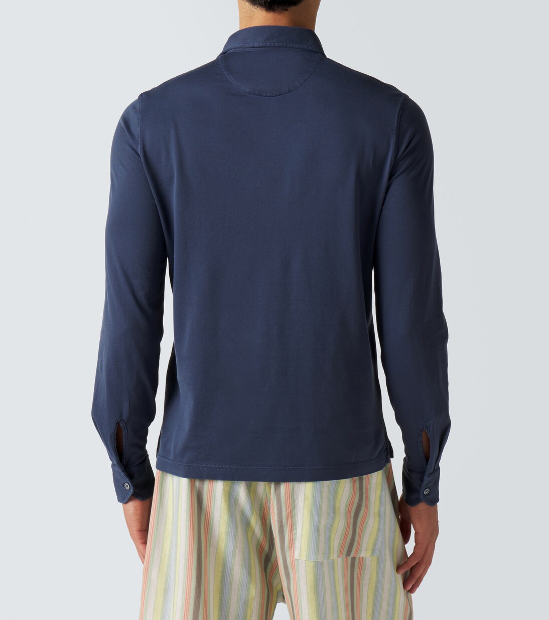 Cotton piqué polo shirt | Fedeli