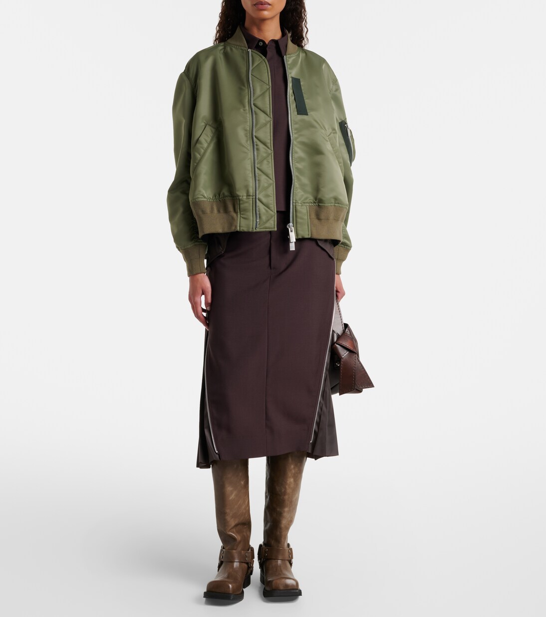 Nylon bomber jacket | Sacai