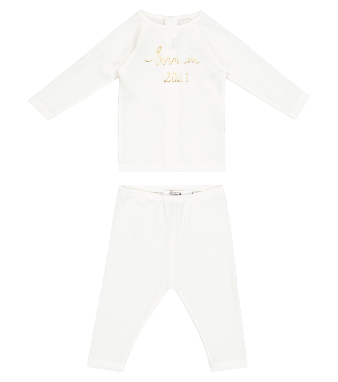 Baby棉质上衣和裤装套装 | Bonpoint