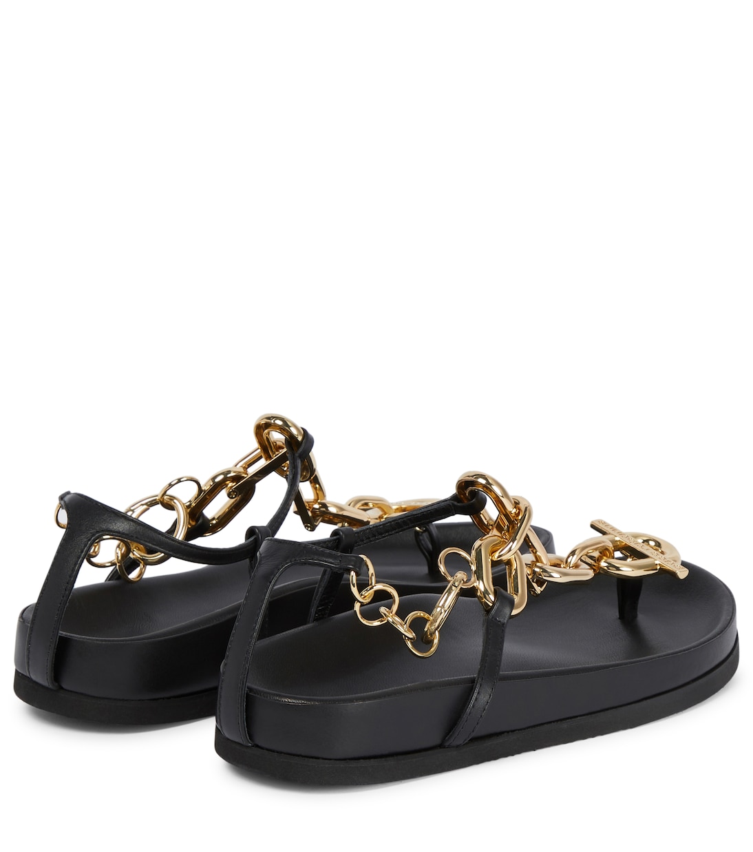 Sandalen XL Link aus Leder | Rabanne