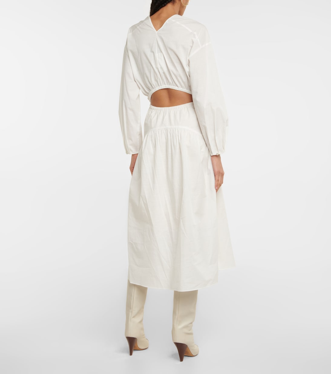 Robe midi en coton | Vince